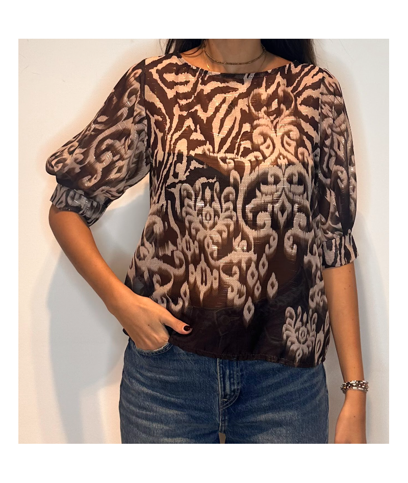 Donna blusa fantasia