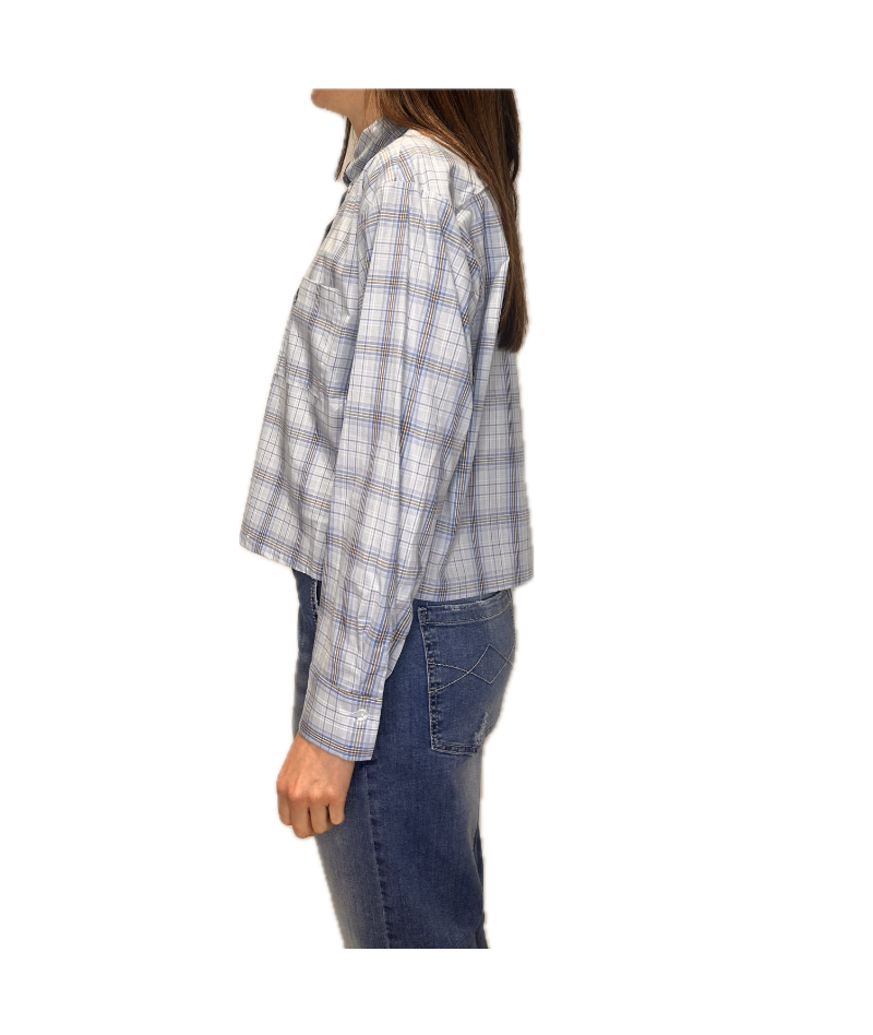  Camicia check crop