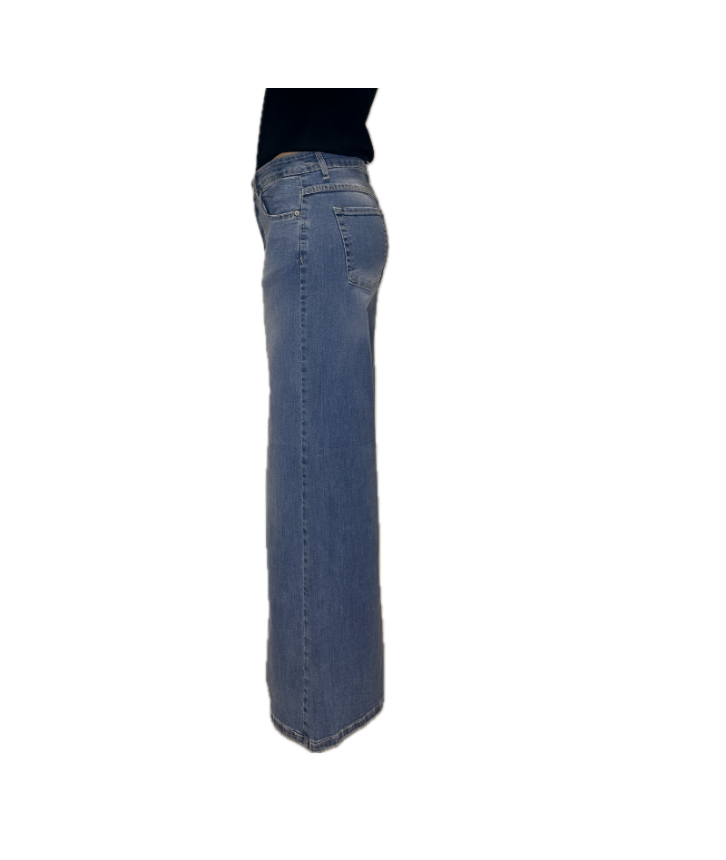 jeans palazzo elast.