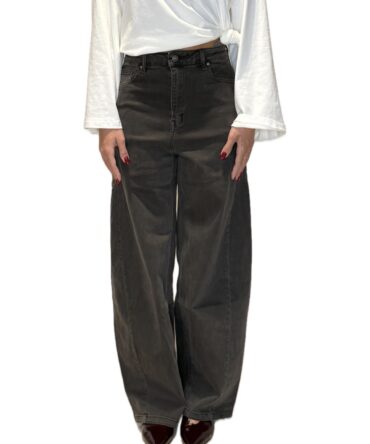 Pantalone barrel cotone Animè